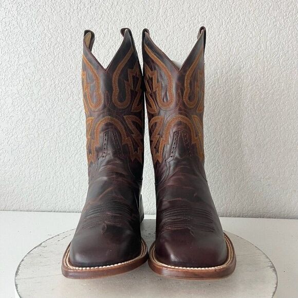 NEW Rod Patrick Mens Cowboy Boots 10.5B Perro Loca Brown Leather Western RPM113 - Picture 6 of 13
